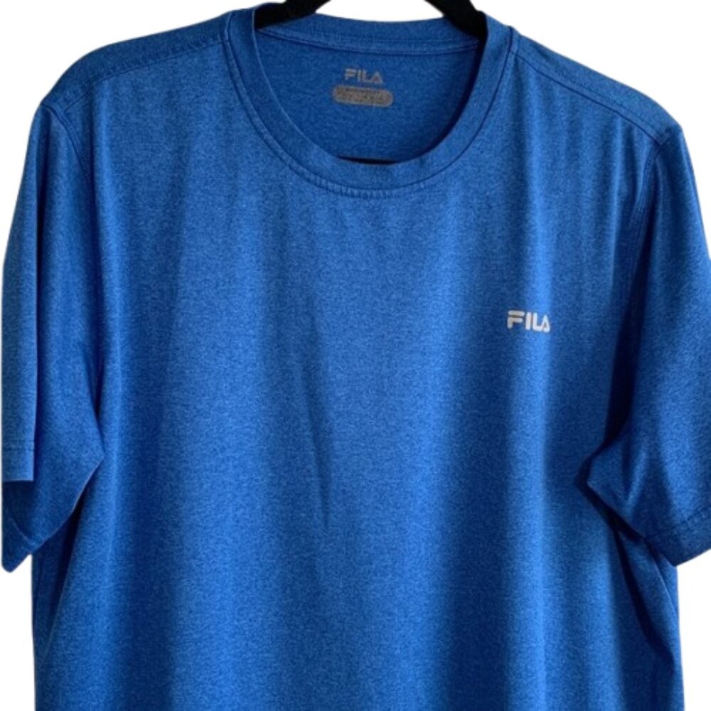 FILA Men's Vibrant Blue Short Sleeve Tee